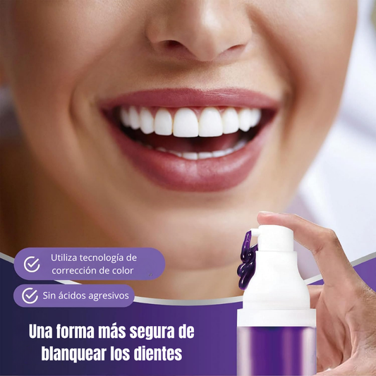 Sonrisa blanca profesional desde la primera aplicación con WhiteFoam™ Pro